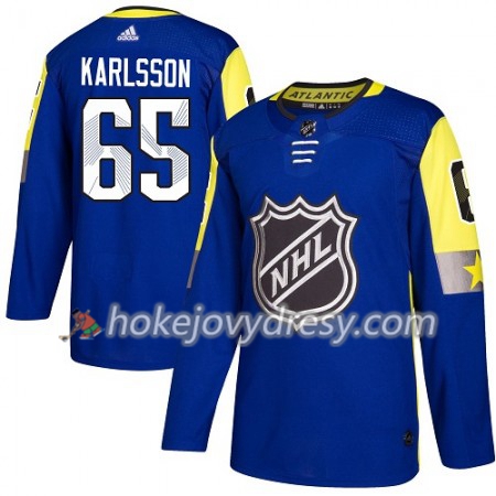 Pánské Hokejový Dres Ottawa Senators Erik Karlsson 65 2018 NHL All-Star Atlantic Division Adidas Royal Modrá Authentic